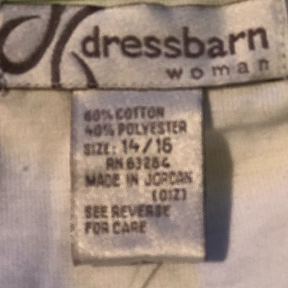 NWT STRIPED TSHIRT WITH ROUND NECK SIZE 14/16 (1X) - Picture 4 of 5